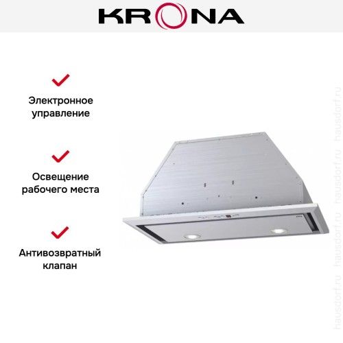 Встраиваемая вытяжка KRONA Monika 600 inox