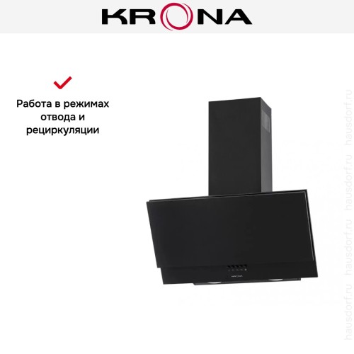 Вытяжка KRONA Olly 600 black PB