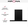 Вытяжка Krona RINA 600 black PB