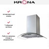 Вытяжка KRONA SABRINA 600 inox/glass push button