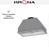 Встраиваемая вытяжка KRONA SVEN 600 inox one knob