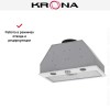 Встраиваемая вытяжка KRONA SVEN 600 white one knob