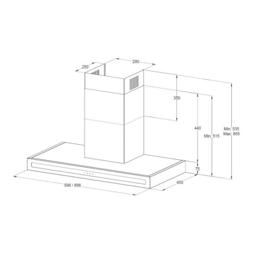 Купольная вытяжка Korting KHC 6877 N