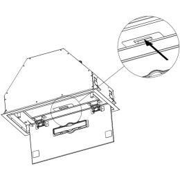 Встраиваемая вытяжка Korting KHI 9828 GN