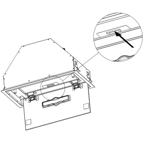 Встраиваемая вытяжка Korting KHI 9828 GN
