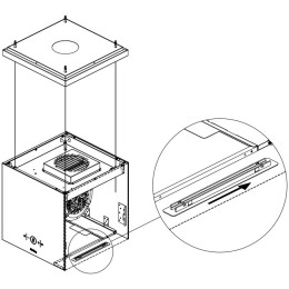 Вытяжка Korting KHA 40828 GN
