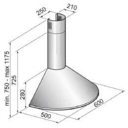 Вытяжка Korting KHC 6930 RN