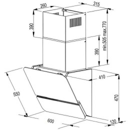 Вытяжка Korting KHC 69499 GW