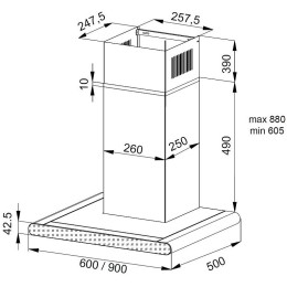 Вытяжка Korting KHC 9958 XGN