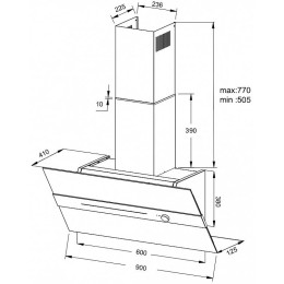 Вытяжка Korting KHC 99799 AGN