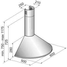 Вытяжка Korting KHC 6930 X