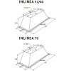 Встраиваемая вытяжка Kuppersberg INLINEA 70 BX