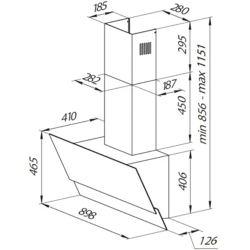 Вытяжка Kuppersberg F 930 W