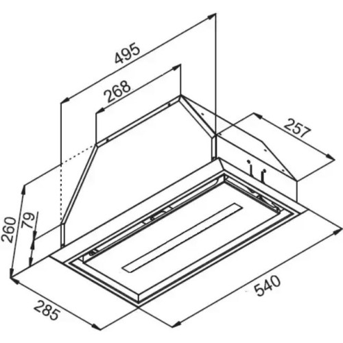 Встраиваемая вытяжка Kuppersberg INBOX 54 X