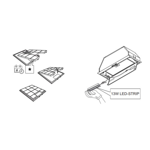 Встраиваемая вытяжка Kuppersberg INBOX 73 B