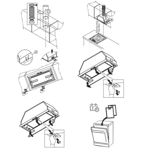 Встраиваемая вытяжка Kuppersberg INBOX 73 B