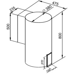 Вытяжка Kuppersberg WL-MOTUBA Gold