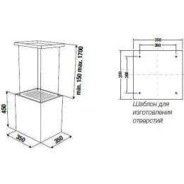 Островная вытяжка Kuppersbusch DI 3800.0 S2 Black Chrome