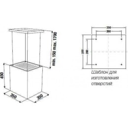 Островная вытяжка Kuppersbusch DI 3800.0 S5 Black Velvet