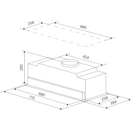 Встраиваемая вытяжка Kuppersbusch DEL 8550.0 E