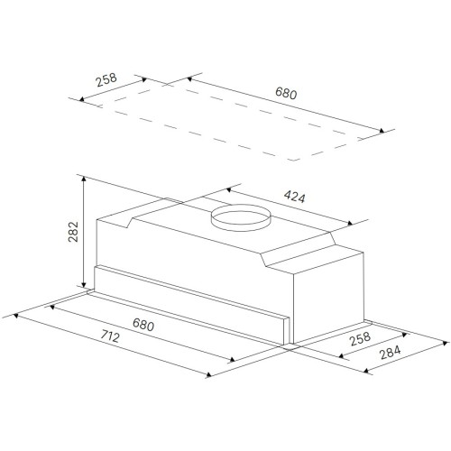 Встраиваемая вытяжка Kuppersbusch DEL 8550.0 E