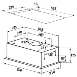 Встраиваемая вытяжка Kuppersbusch DEL 5100.0 S