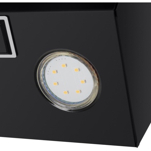 Кухонная вытяжка MAUNFELD Bridge 60 нержавеющая сталь\черное стекло