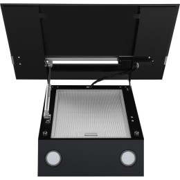 Кухонная вытяжка MAUNFELD Bridge Line 60 черный\вставка сатин