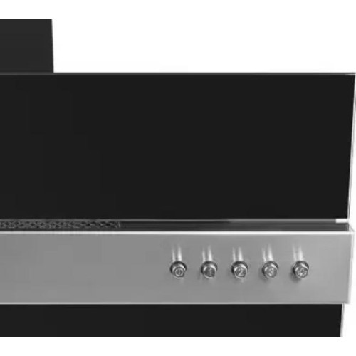 Кухонная вытяжка MAUNFELD Bridge Line 60 черный\вставка сатин