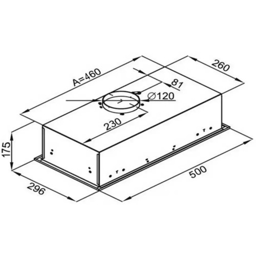 Встраиваемая кухонная вытяжка MAUNFELD Crosby Light 50 белый