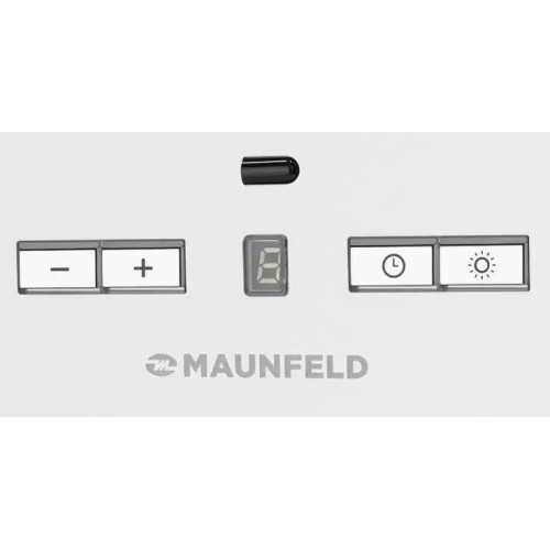 Встраиваемая кухонная вытяжка MAUNFELD Fantasy 1000ST 60 белое стекло