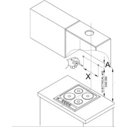 Кухонная вытяжка MAUNFELD MPA 60 черный