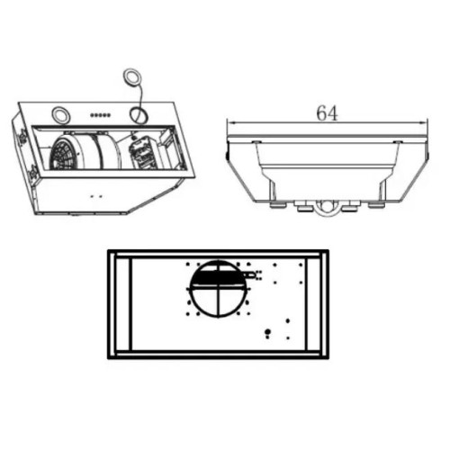 Встраиваемая кухонная вытяжка MAUNFELD THAMES 601M белый