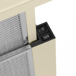 Встраиваемая кухонная вытяжка MAUNFELD VS Fast Glass 60 бежевый