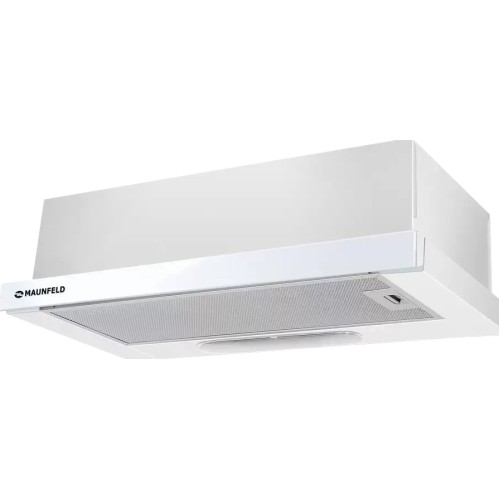 Встраиваемая кухонная вытяжка MAUNFELD VS Light Glass 60 белое стекло