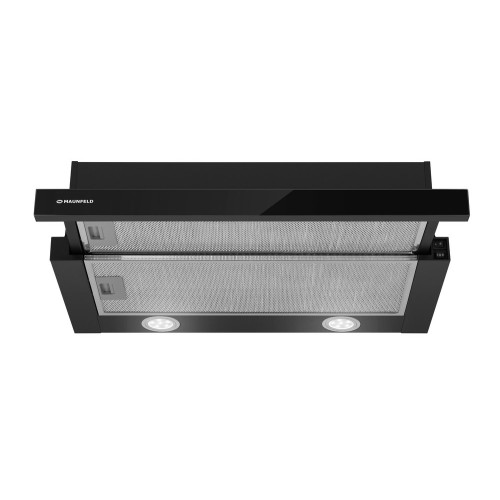 Встраиваемая кухонная вытяжка MAUNFELD VS Light Glass 60 черное стекло