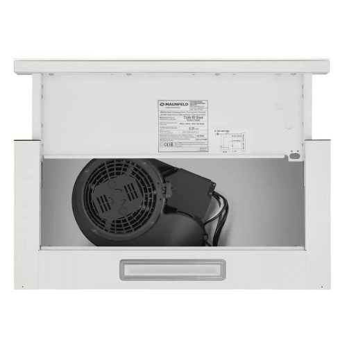 Встраиваемая вытяжка Maunfeld Clyde 50 белое стекло