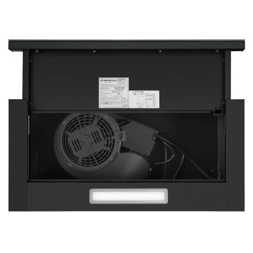Встраиваемая вытяжка Maunfeld Clyde 60 черное стекло