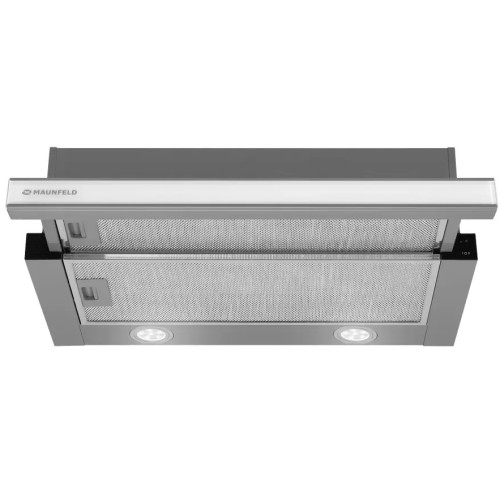 Встраиваемая вытяжка Maunfeld VSQ 60 нержавеющая сталь/белое стекло