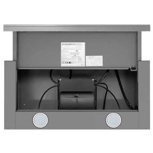 Встраиваемая вытяжка Maunfeld VSQ 60 нержавеющая сталь/белое стекло