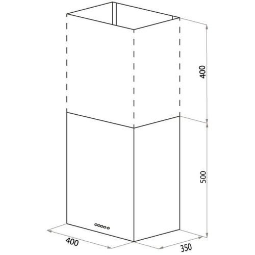 Вытяжка Maunfeld Box Push 40 белый