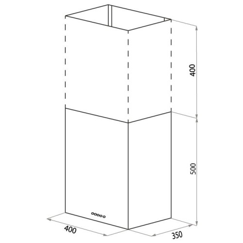 Вытяжка Maunfeld Box Push 40 нержавеющая сталь