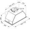Встраиваемая вытяжка Maunfeld Urania 74 INOX