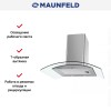 Кухонная вытяжка MAUNFELD Ancona PlusA 60 нержавеющая сталь\прозрачное стекло