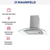 Кухонная вытяжка MAUNFELD Ancona PlusA 60 нержавеющая сталь\прозрачное стекло
