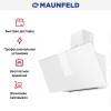 Кухонная вытяжка MAUNFELD Aurora 90 белый матовый