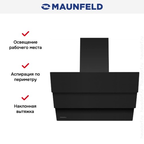 Кухонная вытяжка MAUNFELD Cascada Push 60 черный