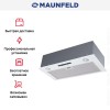 Встраиваемая кухонная вытяжка MAUNFELD Crosby Light C 60 белый