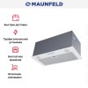 Встраиваемая кухонная вытяжка MAUNFELD Crosby Power 60 белый