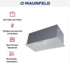 Встраиваемая кухонная вытяжка MAUNFELD Crosby Power 60 нержавеющая сталь